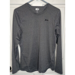 REI Women's Midweight Base Layer Top Sz L Long Sleeve Warmth Stretch Outdoor